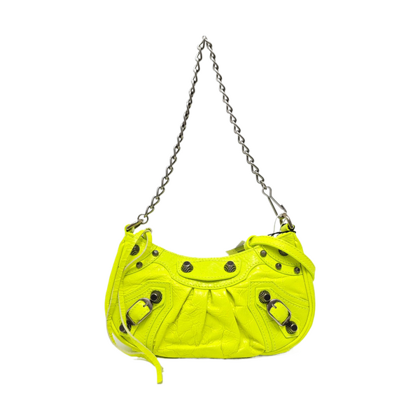 Le Cagole Mini Calfskin Green