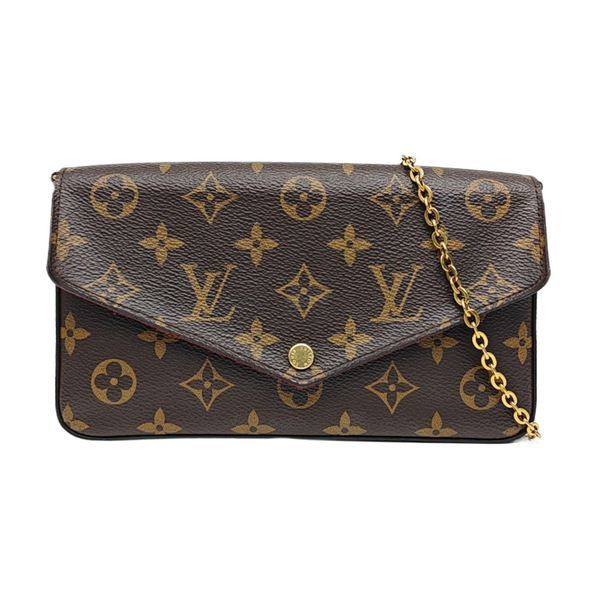 FÉLICIE Monogram Coated Canvas Brown