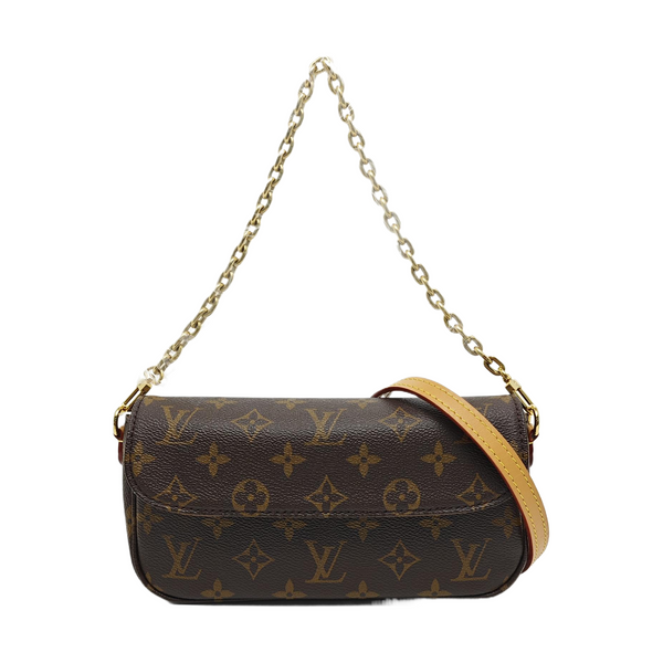 IVY Monogram Coated Canvas Brown