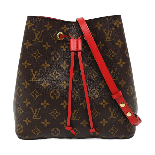 NÉONOÉ MM Monogram Coated Canvas Brown