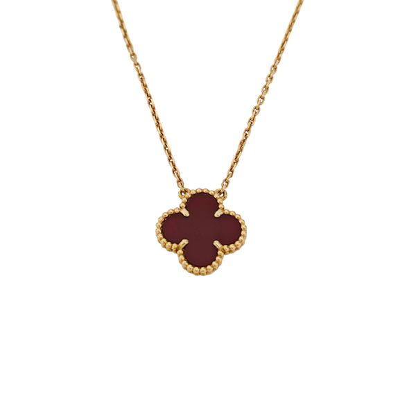 Vintage Alhambra 18k Gold Necklace