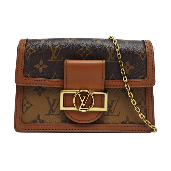 DAUPHINE WOC Monogram Coated Canvas Brown