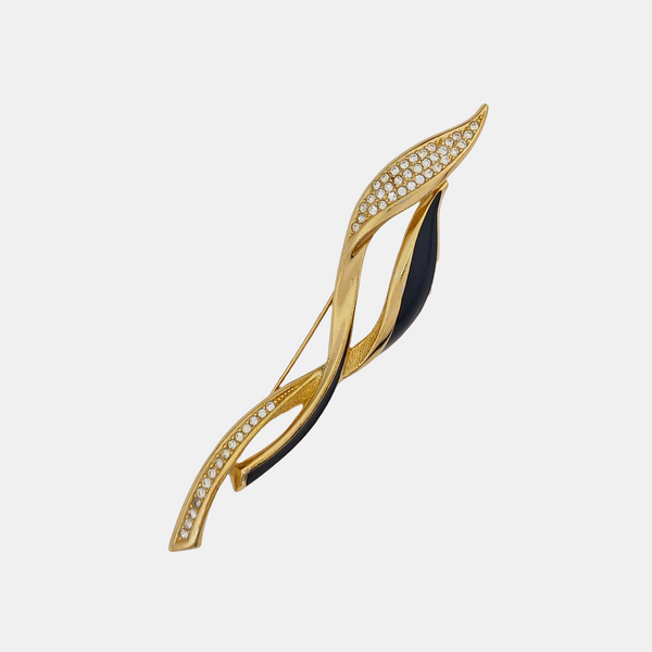 Metal Gold Brooch