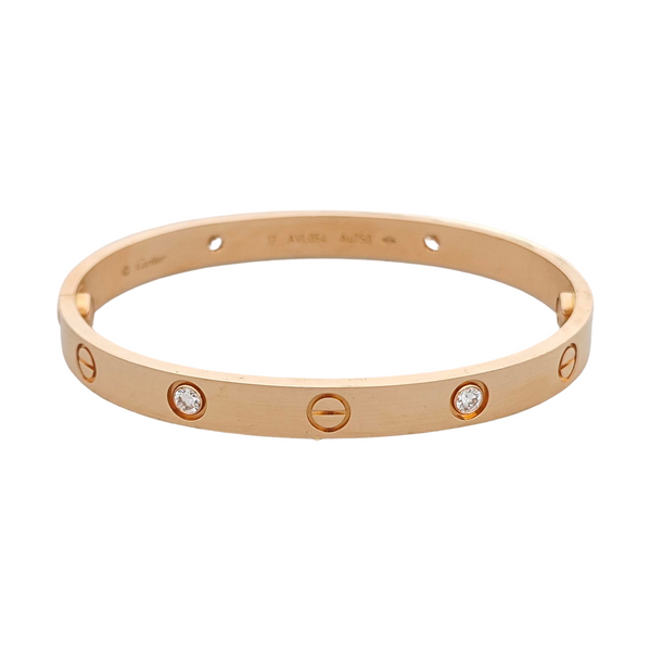 LOVE 18k Rose Gold Bangle