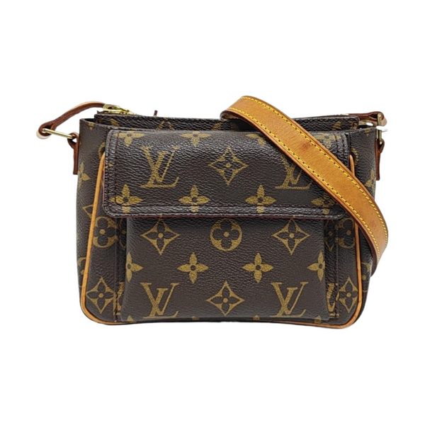 VIVA CITE PM Monogram Coated Canvas Brown