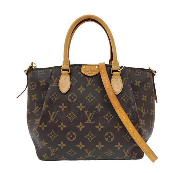 TURENNE Monogram Coated Canvas Brown