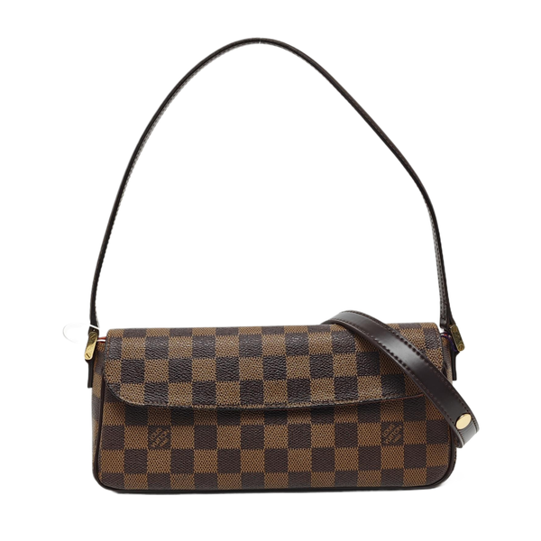 RECOLETA Damier Ebene Coated Canvas Brown