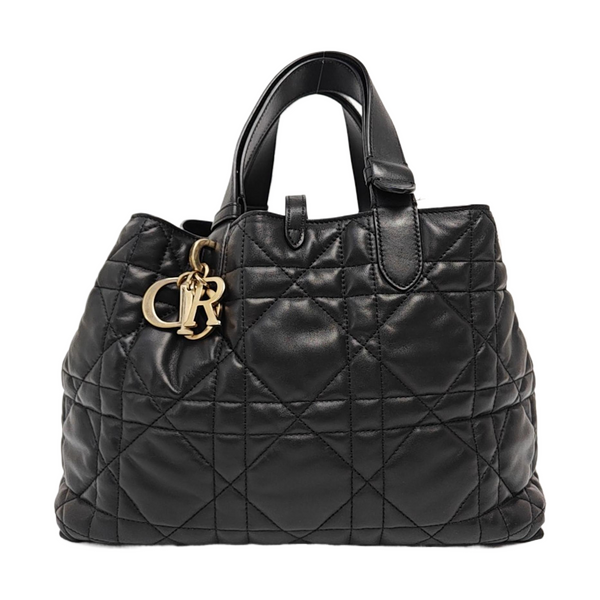 Toujours Medium Cannage Calfskin Black