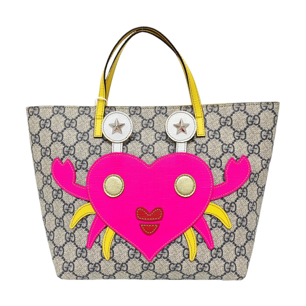 Monogram Coated Canvas Top Handle Bag Beige