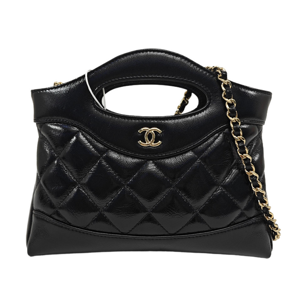 CHANEL 31 Quilted Lambskin Black