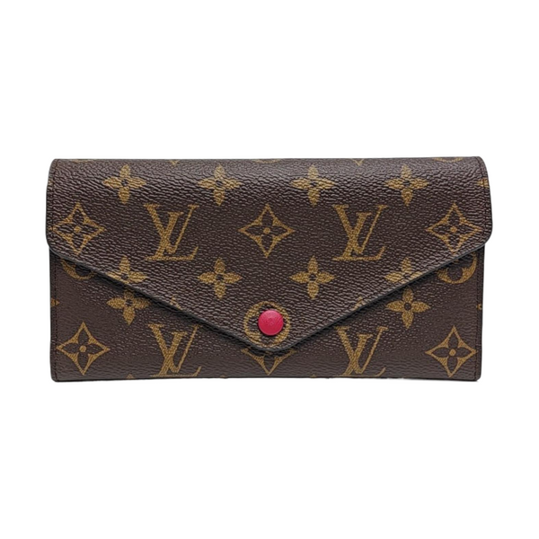 JOSÉPHINE Monogram Coated Canvas Brown Wallet