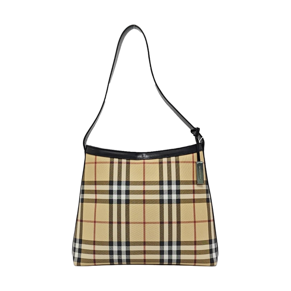 Coated Canvas Tote Bag Beige
