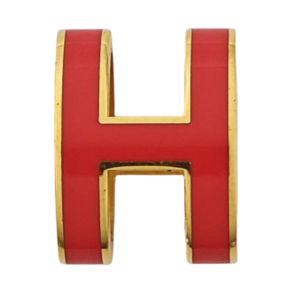 Pop H Metal Gold Pendant