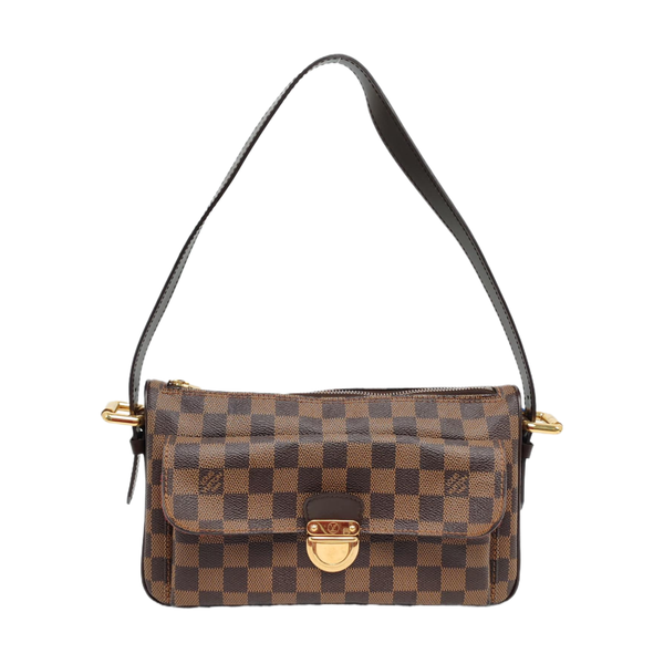 RAVELLO GM Damier Ebene Coated Canvas Brown