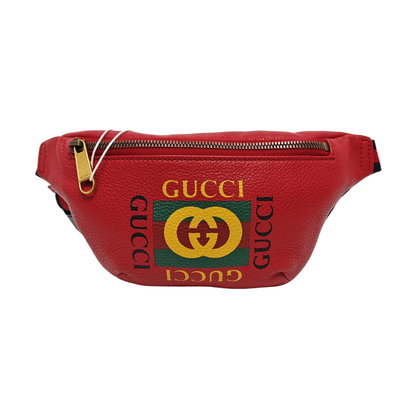 Print Small Calfskin Red