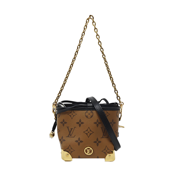 NOÉ PURSE LV CHARMS Monogram Coated Canvas Brown