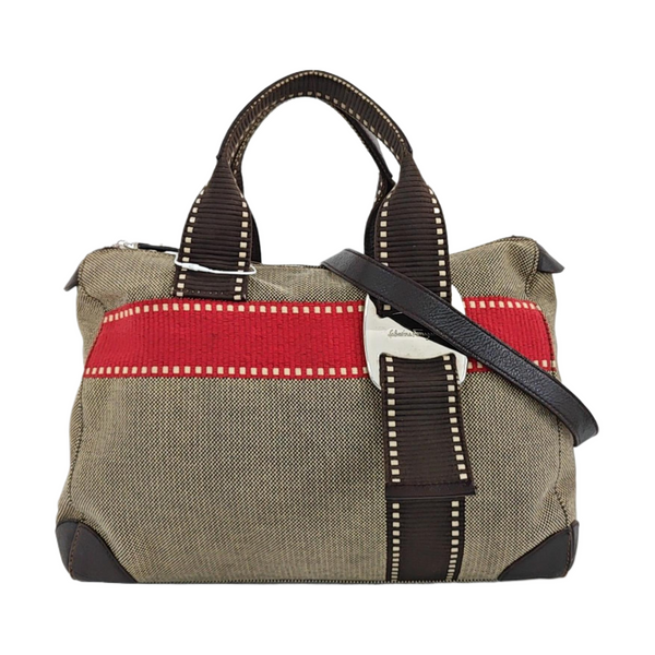 Canvas Shoulder Bag Gray