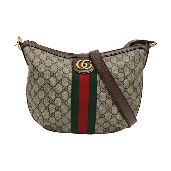Authenticated pre-owned Ophidia Small Monogram Coated Canvas Beige - Shoulder Bag at Looply