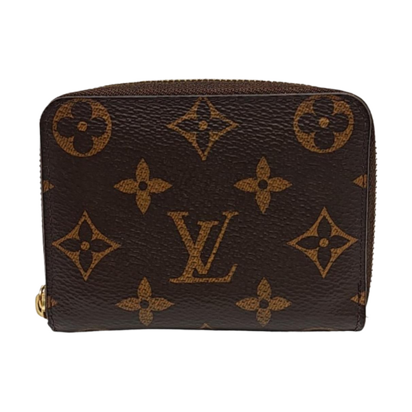 ZIPPY Monogram Coated Canvas Brown Wallet