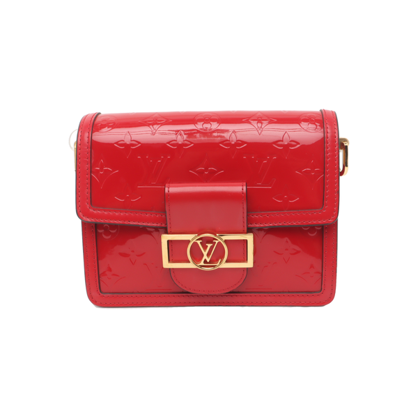 DAUPHINE Mini Patent Leather Red