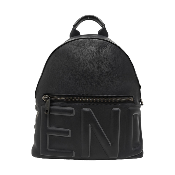 Calfskin Backpack Black