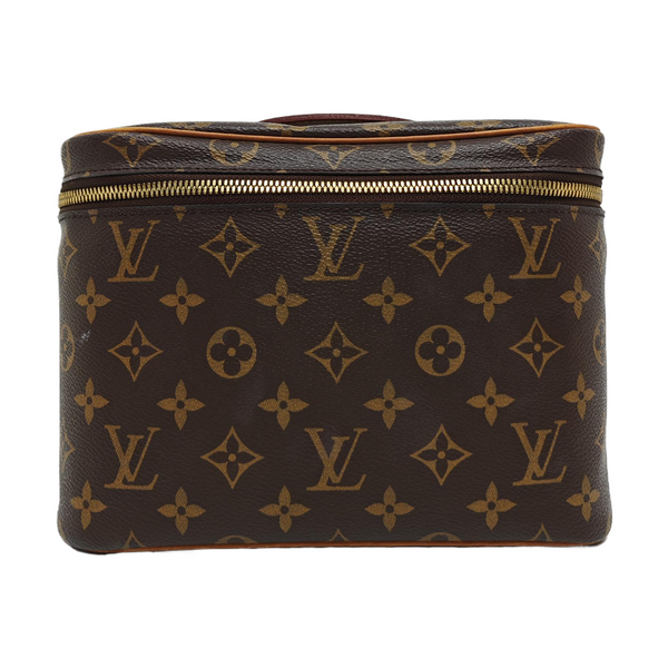NICE BB Monogram Coated Canvas Brown