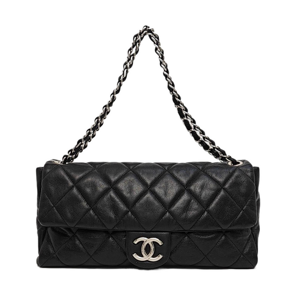 Quilted Grained Calfskin Black