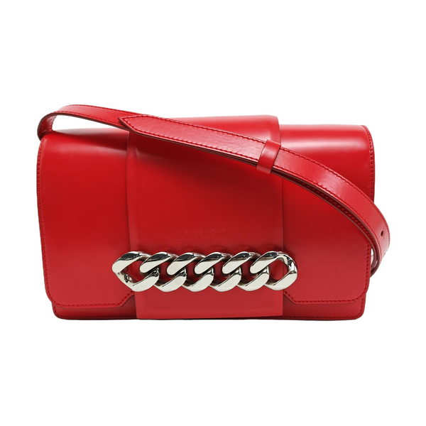 Calfskin Crossbody Bag Red