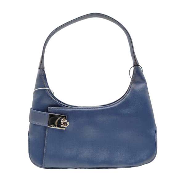 Clasp Hobo Fabric Blue