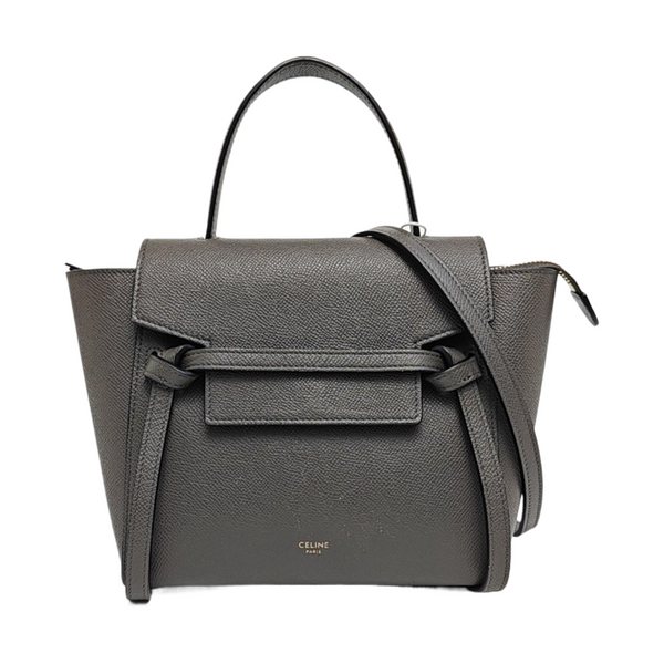 BELT Nano Calfskin Gray