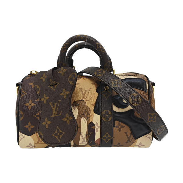 Monogram Coated Canvas Brown