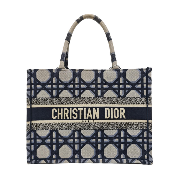 Book Tote Medium Canvas Blue