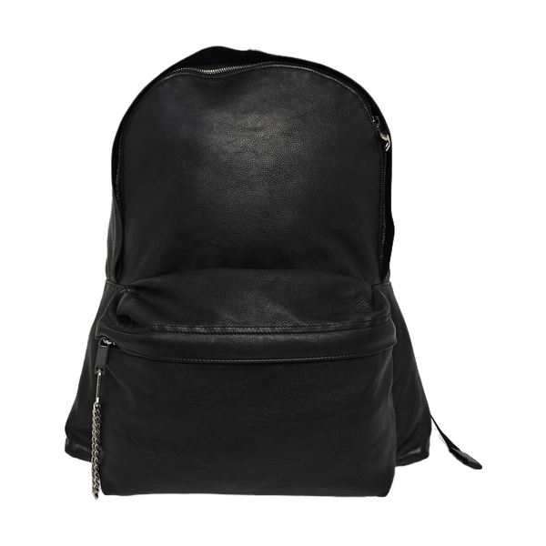 Calfskin Backpack Medium Black