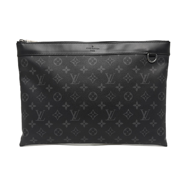 DISCOVERY Monogram Coated Canvas Gray