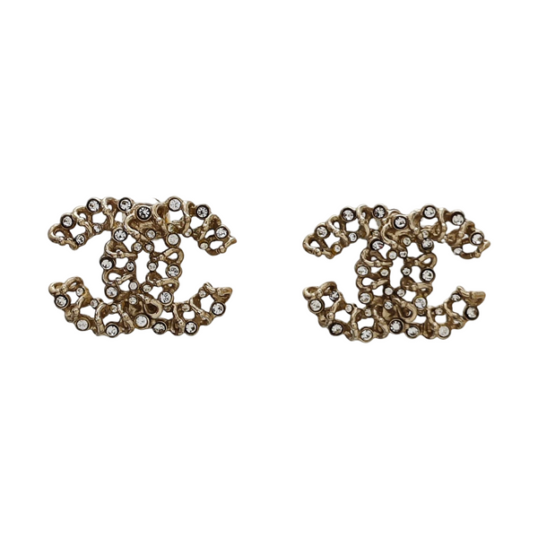 Metal Gold Stud Earrings