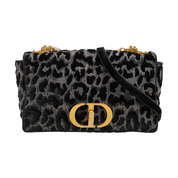 Dior Caro Medium Fabric Black