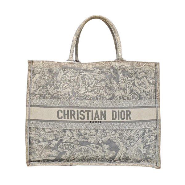 Book Tote Large Fabric Gray