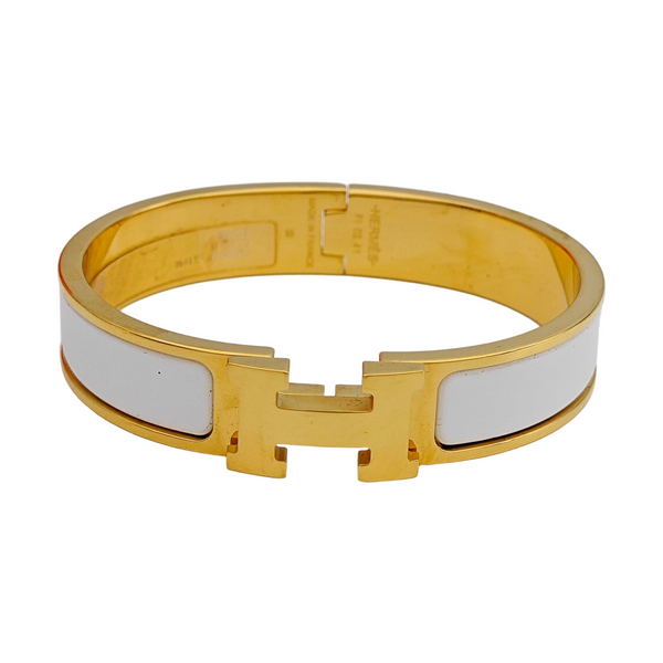 Clic H Metal Gold Bangle