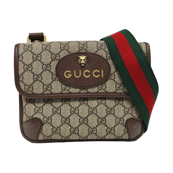 Neo Vintage Small Monogram Coated Canvas Beige