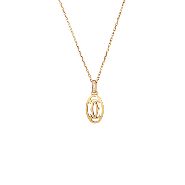 LOGO DE CARTIER 18k Rose Gold Necklace