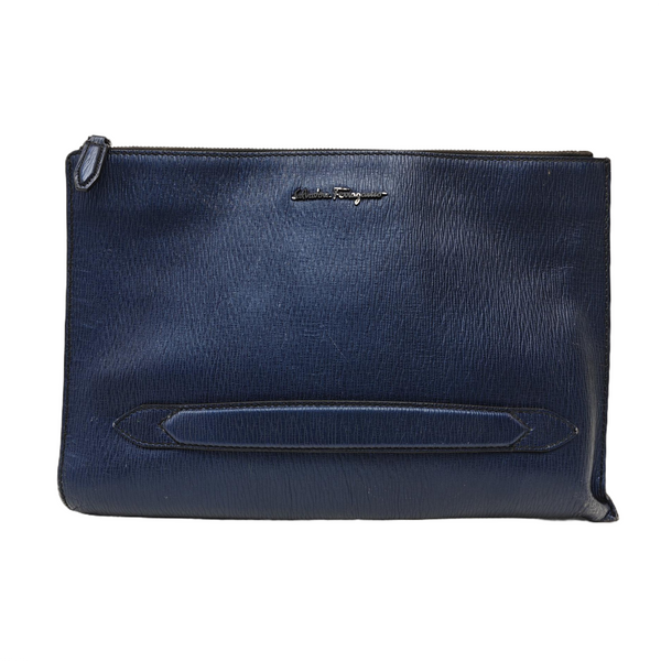 Calfskin Clutch Blue