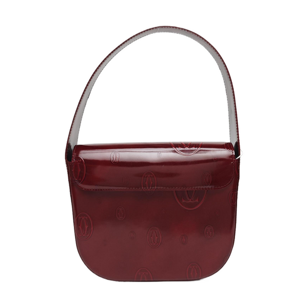 Calfskin Top Handle Bag Red