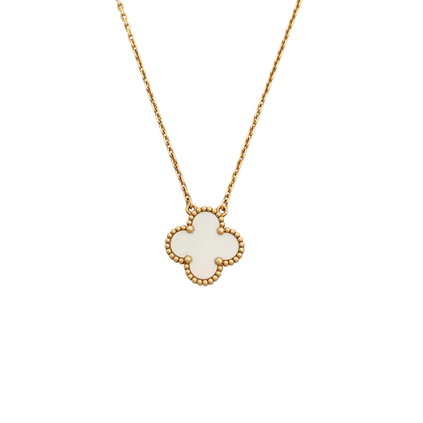 Vintage Alhambra 18k Gold Necklace