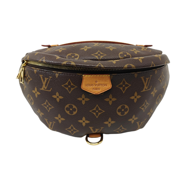 BUMBAG Monogram Coated Canvas Brown