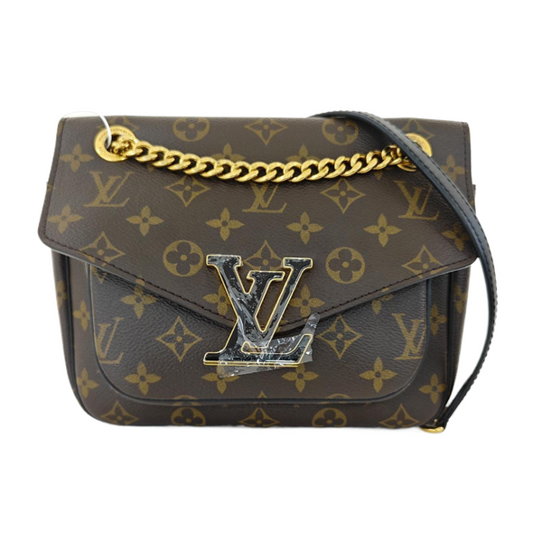 PASSY Monogram Coated Canvas Brown