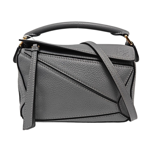 Puzzle Mini Calfskin Gray