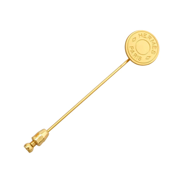 Metal Gold Brooch