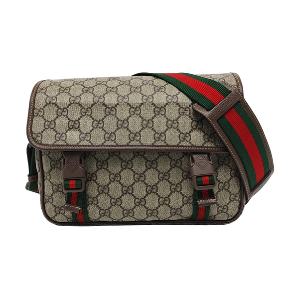 GG Supreme Monogram Coated Canvas Beige