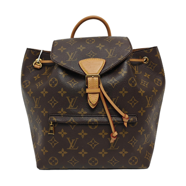 MONTSOURIS PM Monogram Coated Canvas Brown