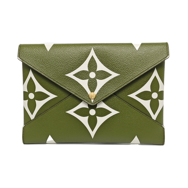 KIRIGAMI Monogram Coated Canvas Green